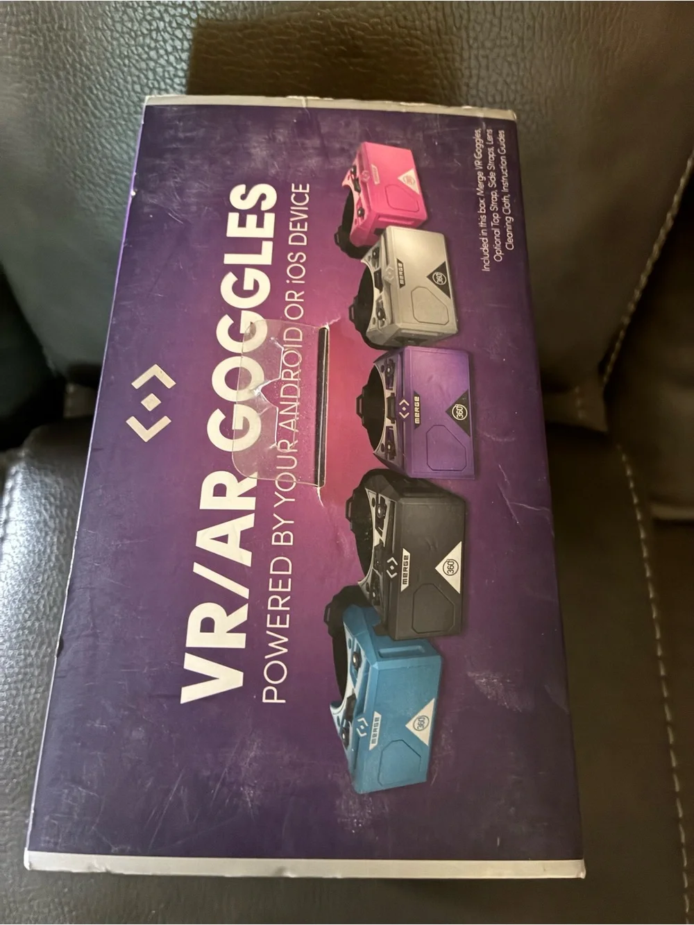 Merge VR/AR Virtual Reality Goggles Headset - Smartphone Powered - Ages 10+
